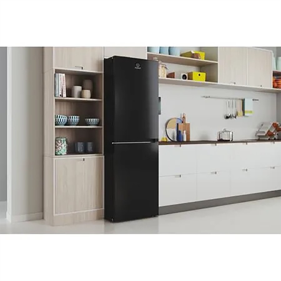 additioanl image for  Indesit Fridge Freezer Black 322 Litres 