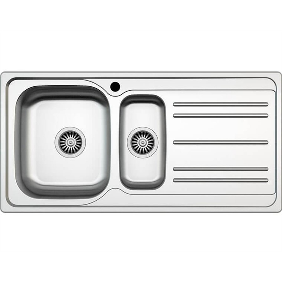 product image Asil 1.5 Bowls Sink 100 x 50.0cms RIGHT Lines LINEN