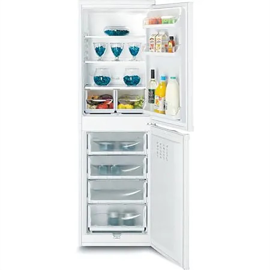 product image Indesit Fridge Freezer White 254 Litres 50/50 174 x 55 cm
