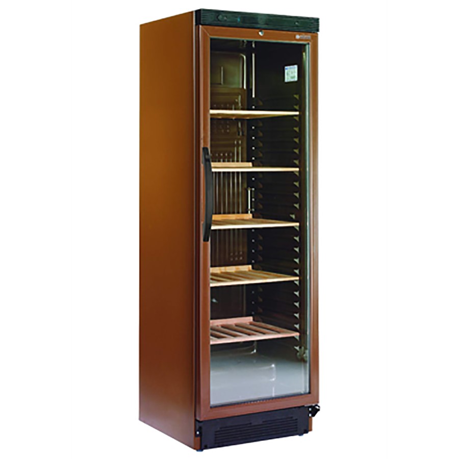 product image Ugur Glass Door Wine Cooler 372 LT Brown H 184.0cm x W 59.5cm x D 64.0cm