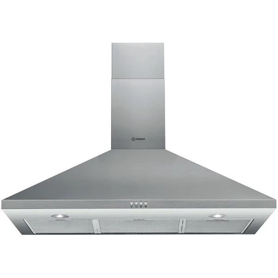 product image Indesit Hood Canopy Wall Mounted 90 cms H 76.5cm x W 90.0cm x D 40.0cm