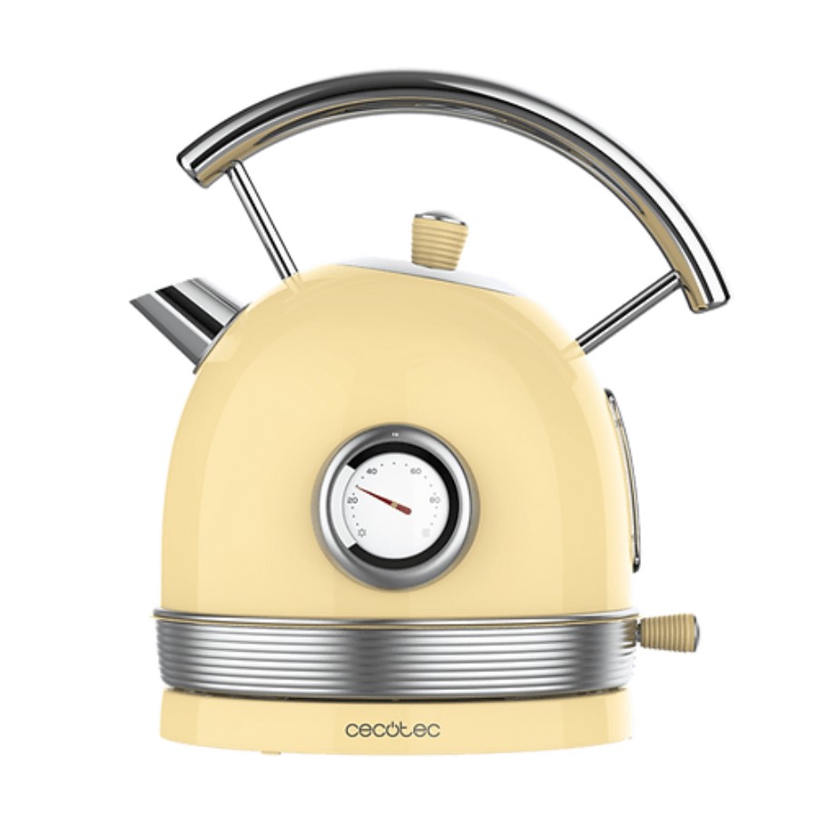 product image Cecotec Vintage Kettle Light Yellow 1.8L Thermosense 420