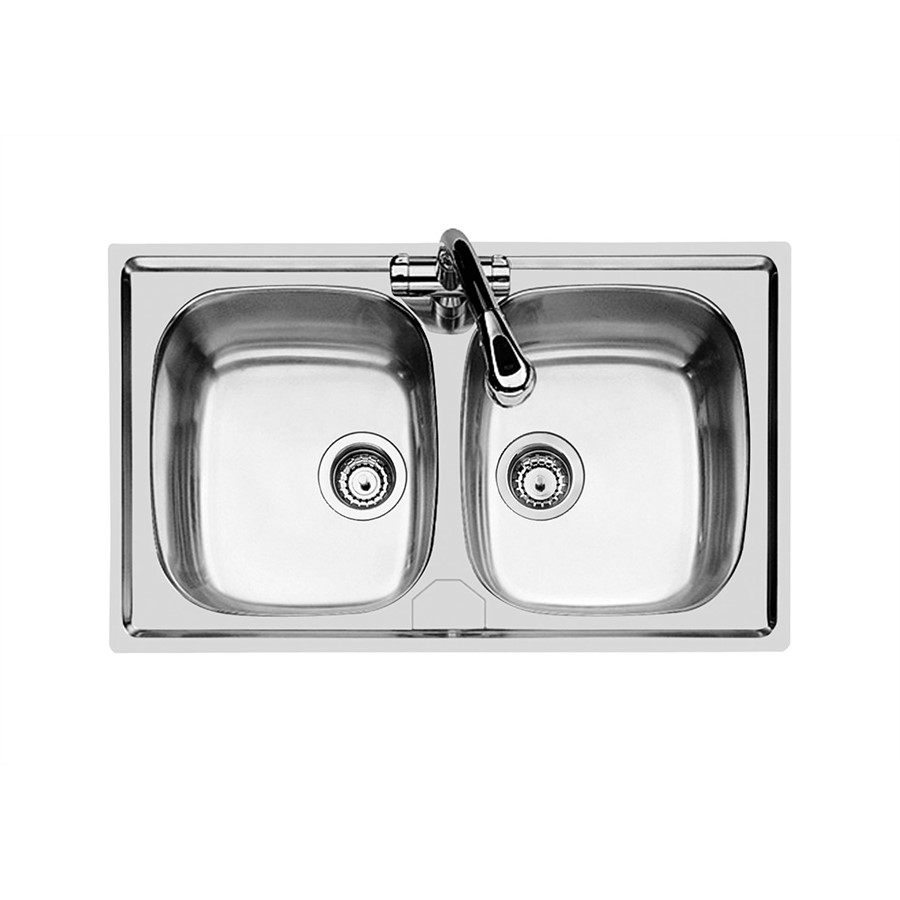 product image Foster Sink S1000 2 Bowls S/S 86 x 50 cm Standard Edge 8 mm