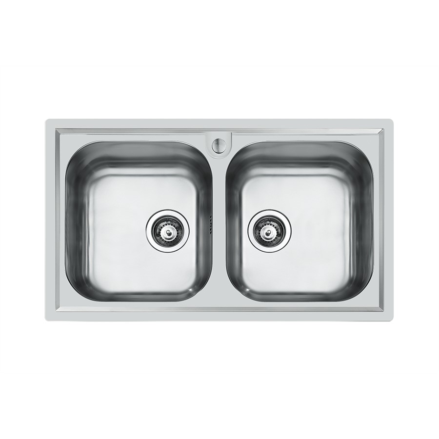 product image Foster Sink FM Marine 2 Bowls 86 x 50 cm Standard (8 mm Edge) Stainless Steel