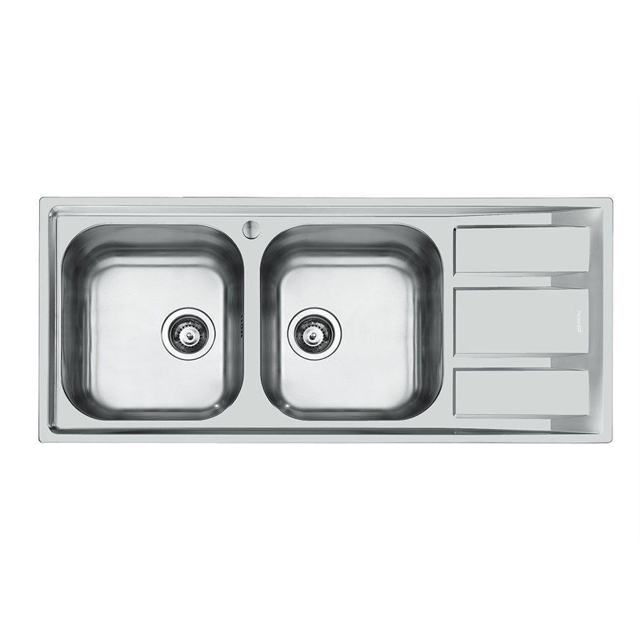 product image Foster Sink FM Marine 2 Bowls 116 x 50cm Standard (8 mm Edge) Stainless Steel