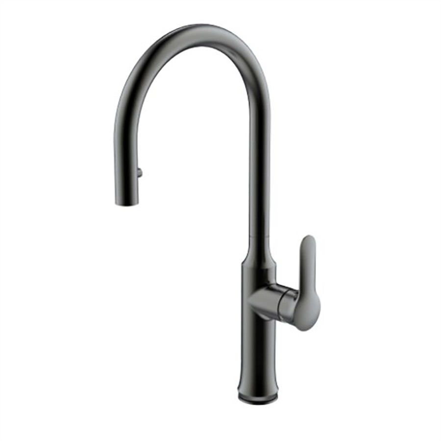 product image Bridge Point Kitchen Mixer Gun Metal Pull out