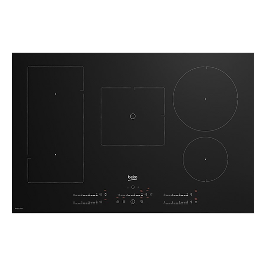 product Beko Hob Induction 5 Zone Black 78 cm