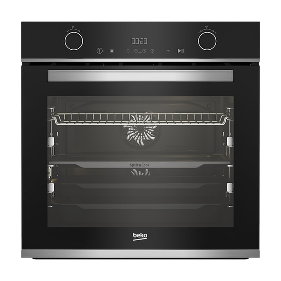 product Beko BuiltIn Oven 72L Split & Cook Black