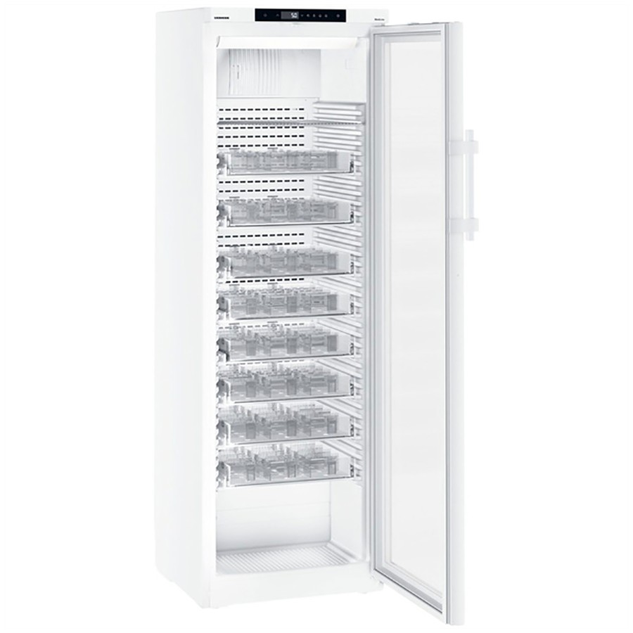 product image Liebherr MediLine Pharmacy Fridge 20 L Glass Door White 
H 184.0 cm x W 60.1 cm x D 61.8 cm