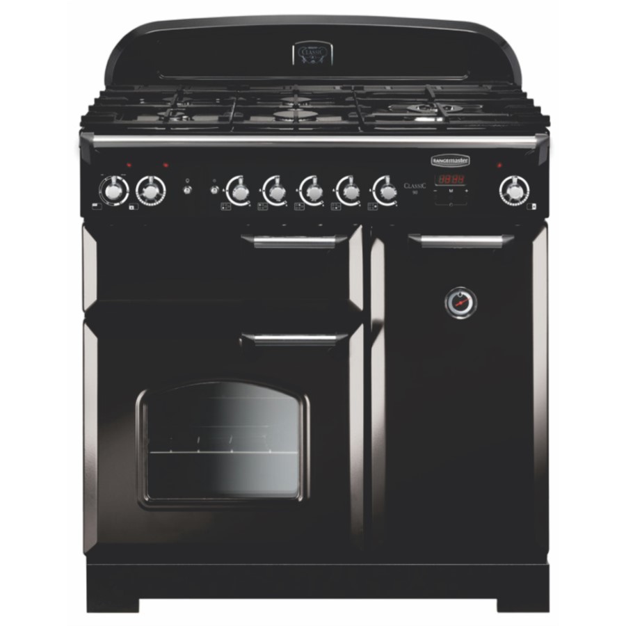 product image RangeM Class 90 DF Black Chrome H 90.50/93.00 cm x W 90.00 cm x D 60.80 cm