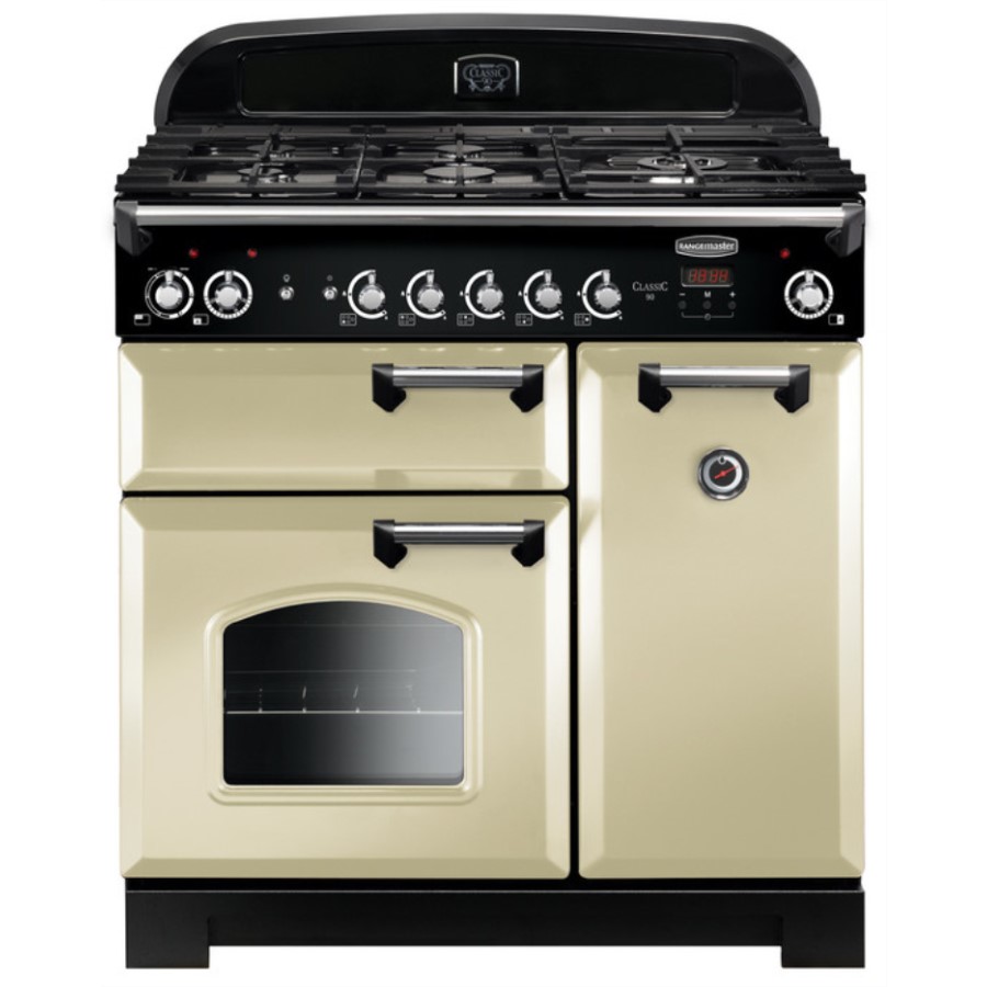 product image RangeM Class 90 DF Cream Chrome H 90.50/93.00 cm x W 90.00 cm x D 60.80 cm