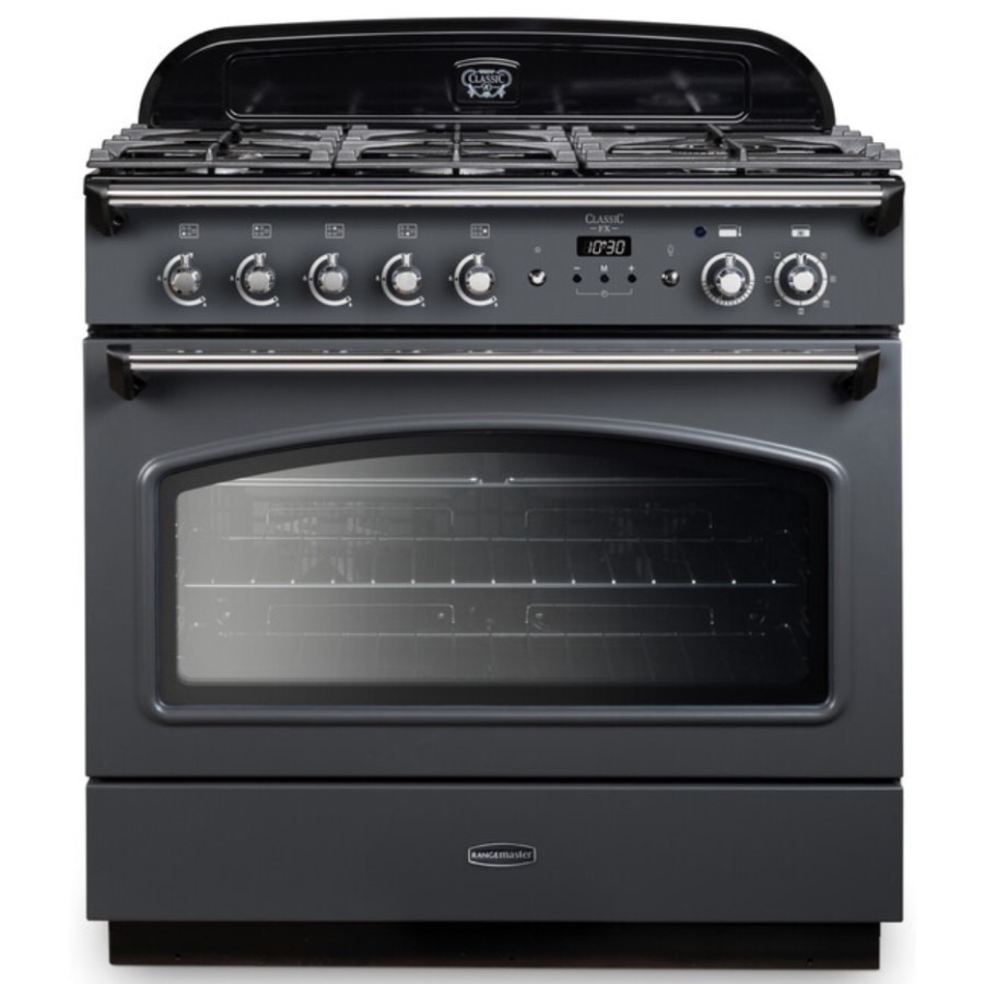 product image RangeM Class FX 90 cm DF Slate GB/IE H 91.50/93.00 cm x W 90.00 cm x D 60.80 cm