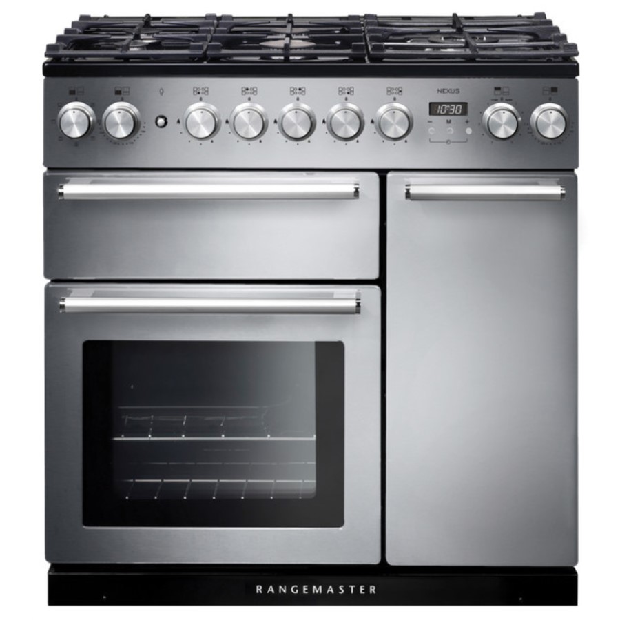 product image RangeM Nexus 90 DF St/Steel Chrome H 90.50 / 93.00 cm x W 90.00 cm x D 60.80 cm