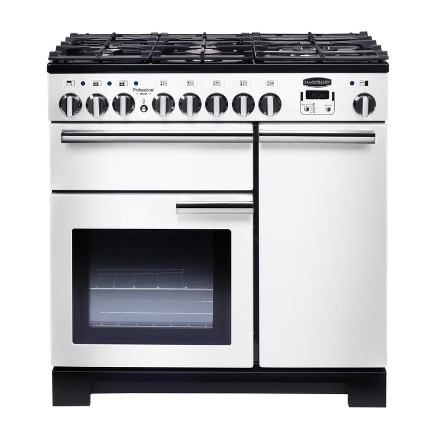 product image RangeM Professional DL 90 DF White H 90.50/93.00cm x D 64.90cm x W 90.00cm