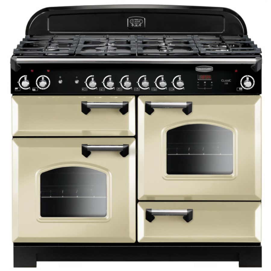 product image RangeM Class 110 NG Cream Chrome H 90.50/93.00 cm x W 109.20 cm x D 60.80 cm