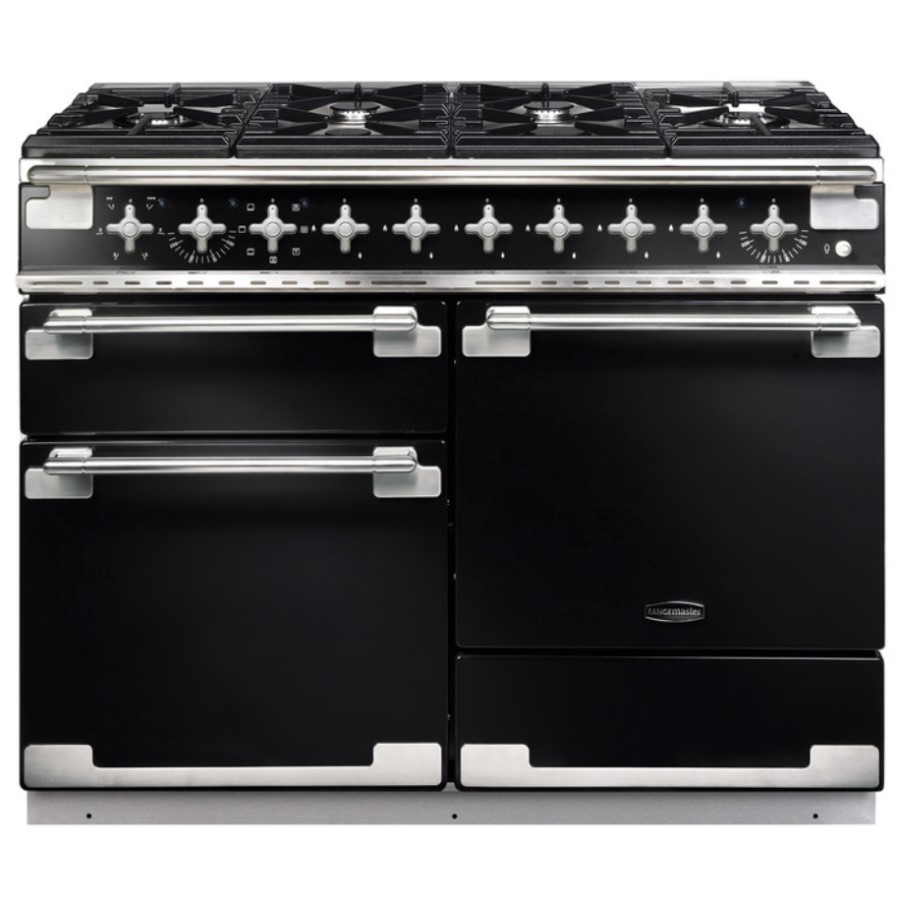 product image RangeM Elise 110 DF Glosss Black H 91.00 / 93.50 cm x W 109.20 cm x D 59.80 cm