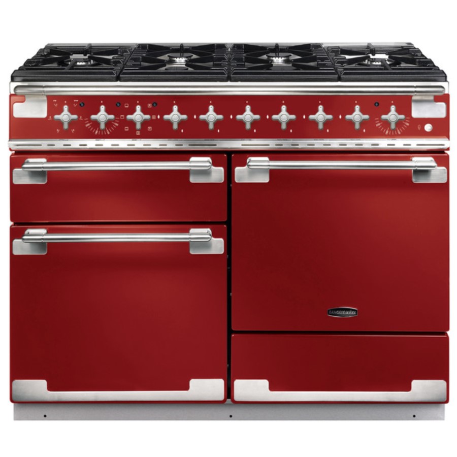 product image RangeM Elise 110 DF Cherry Red H 91.00 / 93.50 cm x W 109.20 cm x D 59.80 cm