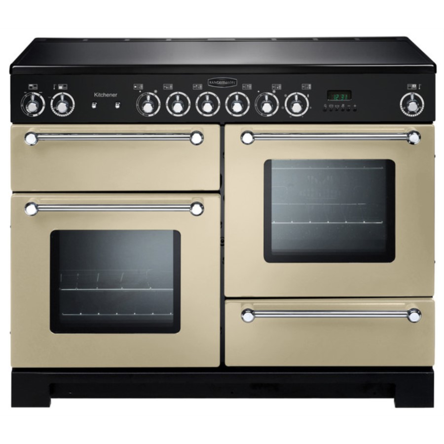 product image RangeM Kitchener 110 CER. Cream Chrome H 90.50 / 93.00 cm x W 110.00 cm x D 60.80 cm