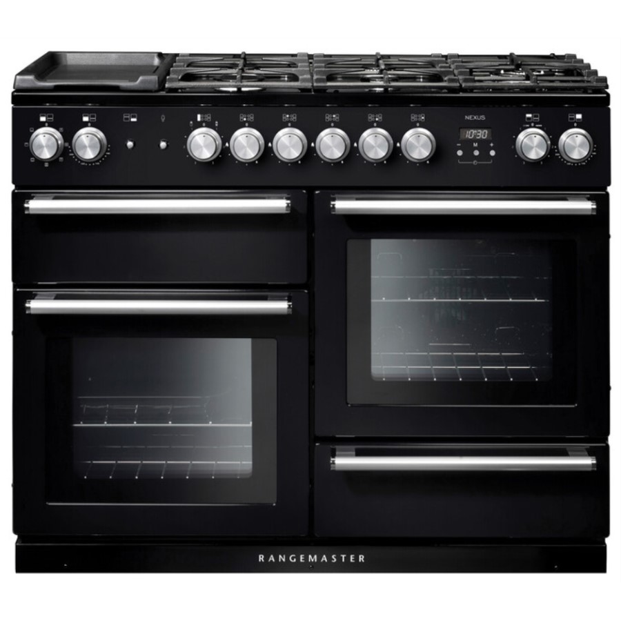 product image RangeM Nexus 110 DF Black Chrome H 90.50 / 93.00 cm x W 109.20 cm x D 60.80 cm