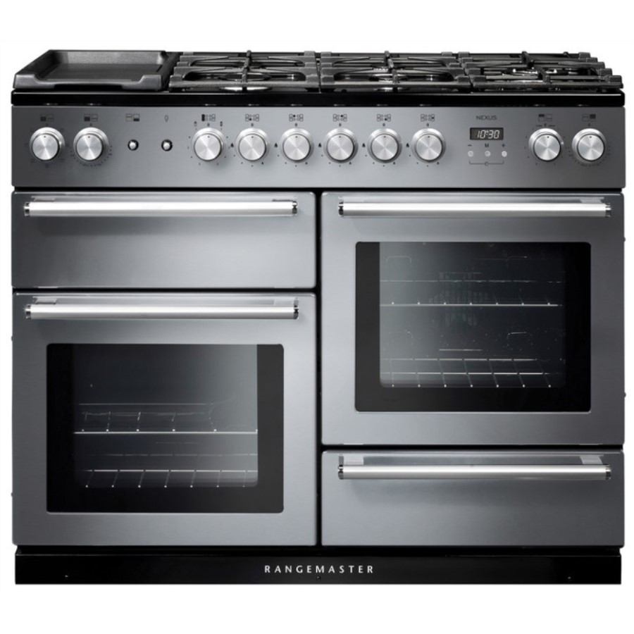 product image RangeM Nexus 110 DF St/Steel Chrome H 90.50 / 93.00 cm x W 109.20 cm x D 60.80 cm