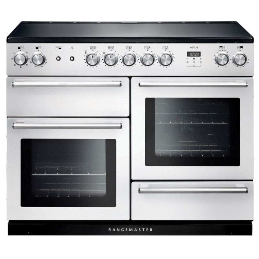 product image RangeM Nexus 110 IND. White Chrome H 90.50 / 93.00 cm x W 110.00 cm x D 60.80 cm