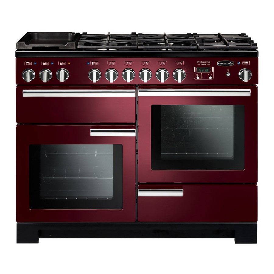 product image RangeM Professional DL 110 DF Cranberry H 90.50/93.00cm x D 60.40cm x W 109.20cm