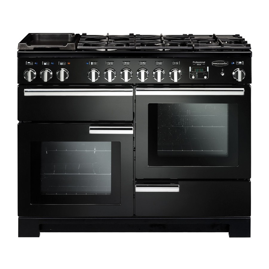 product image RangeM Professional DL 110 DF Black H 90.50/93.00cm x D 60.40cm x W 109.20cm