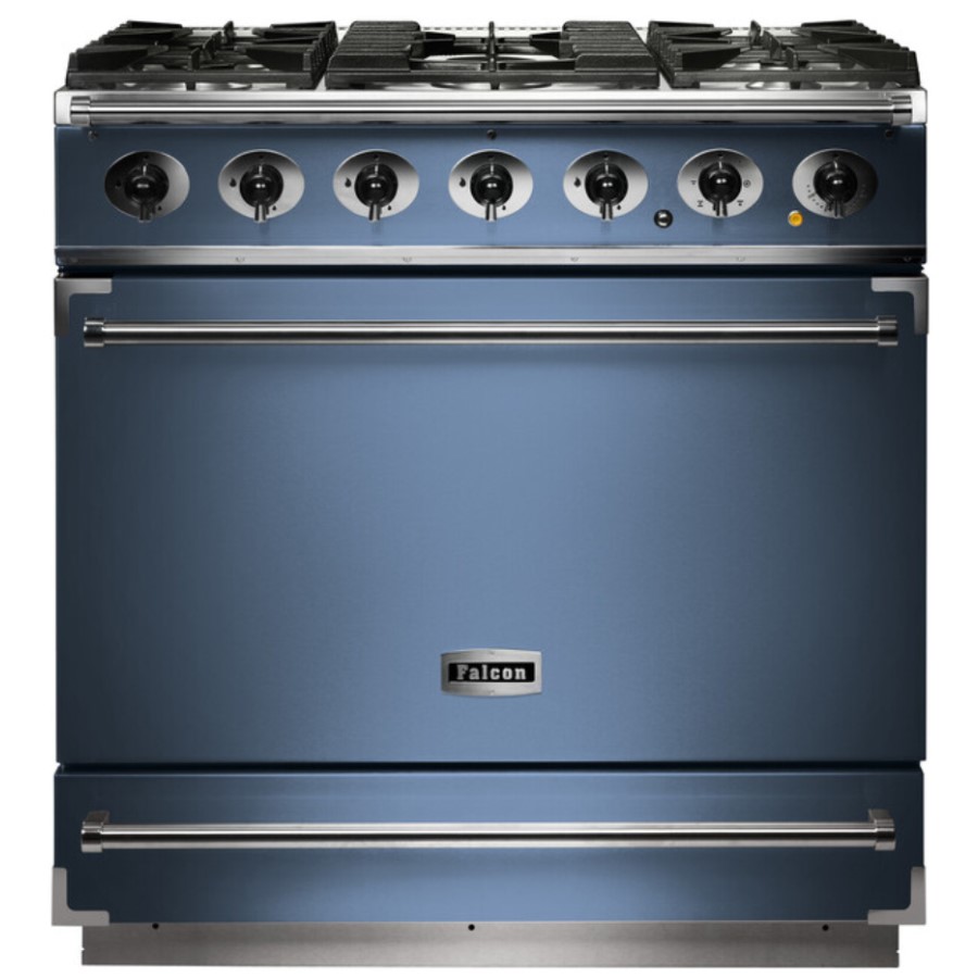 product image Falcon 900S DF China Blue Nickel EU 8744 H 91.20 / 93.70 cm x W 90.00 cm x D 60.00 cm