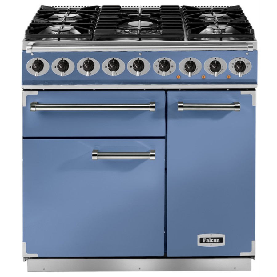 product image Falcon 900 DX DF China Blue Nickel EU 79 H 91.20 / 93.70 cm x W 90.00 cm x D 60.00 cm