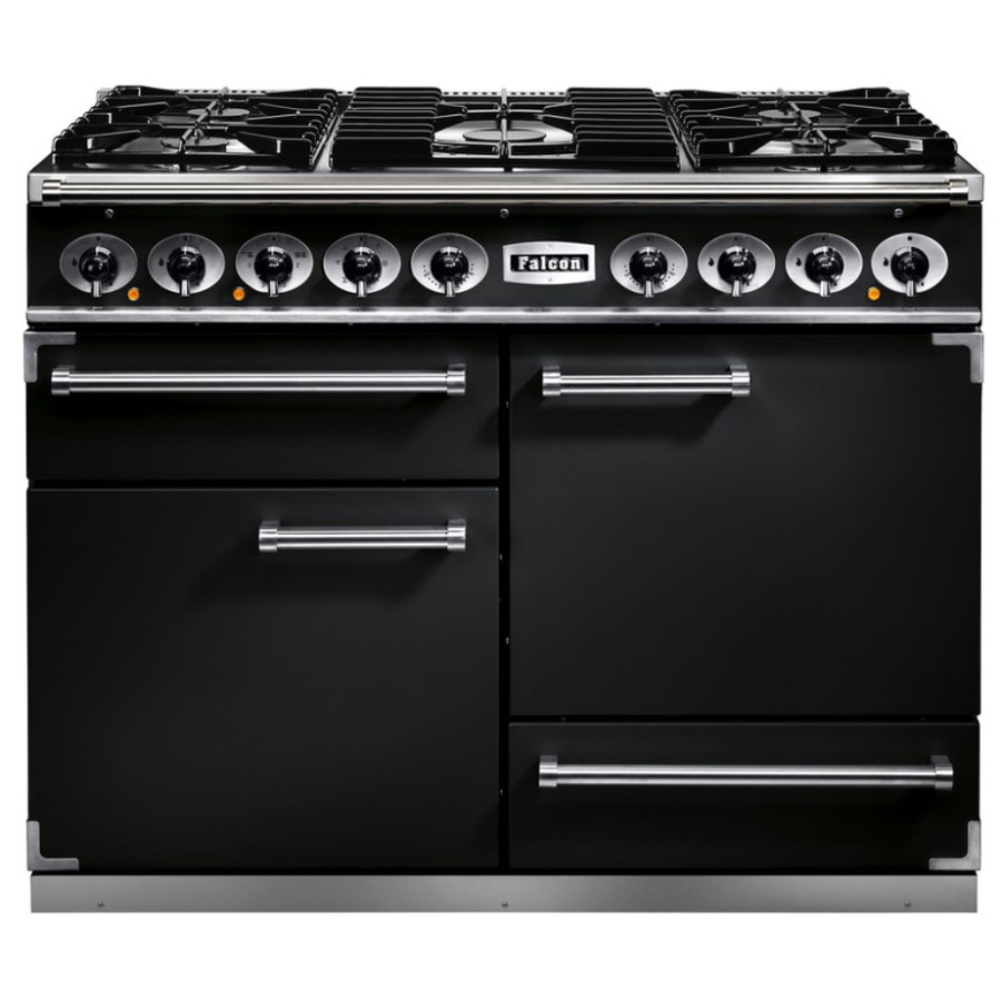 product image Falcon 1092 DX DF Black Chrome EU 76960 H 91.20 / 93.70 cm x W 109.20 cm x D 60.00 cm