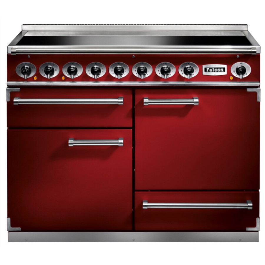 product image Falcon 1092 DX IND. Cherry Red Nickel 87 H 91.20 / 93.70 cm x W 109.20 cm x D 60.00 cm