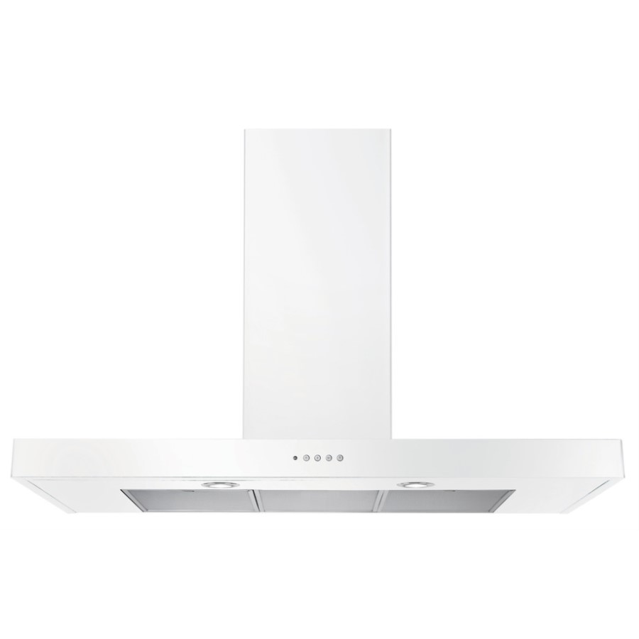 product image RangeM 110CM Flat Hood White H 74.50 / 95.50 cm x W 110.00 cm x D 60.80 cm