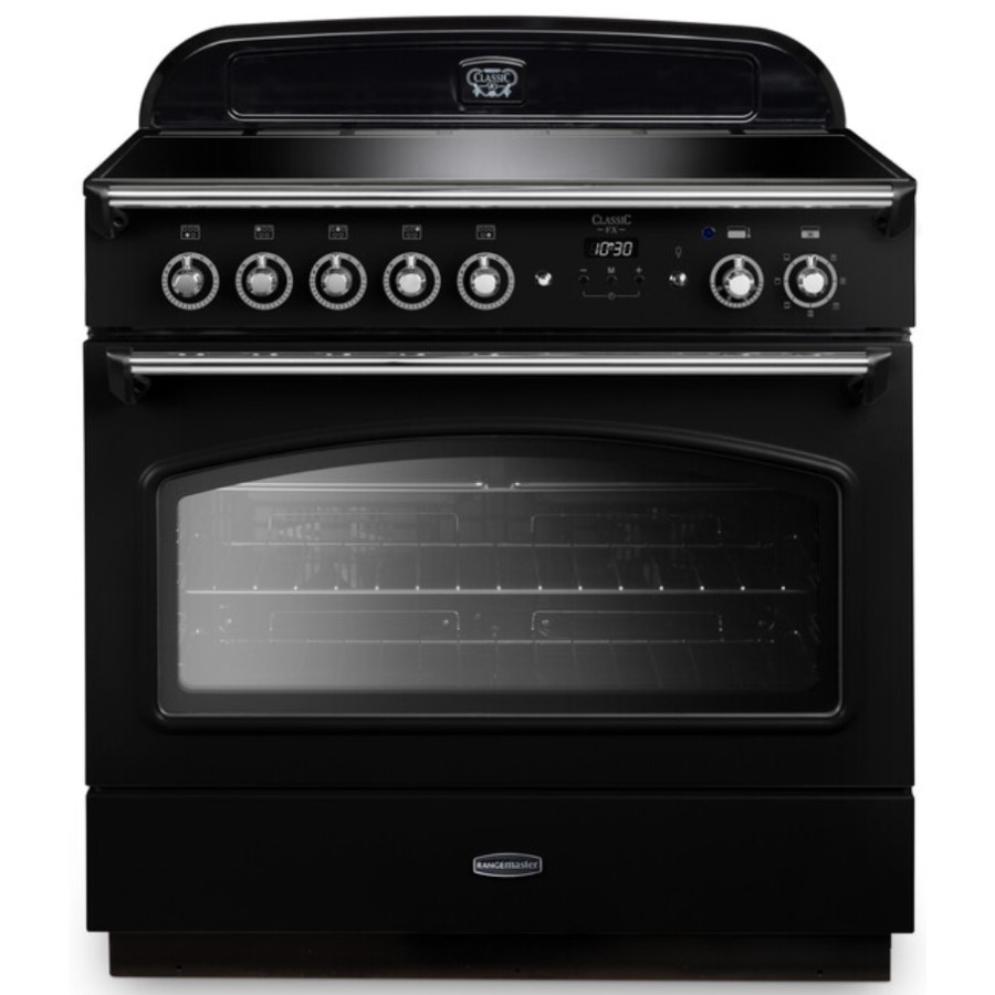 product image RangeM Class FX 90 Ind. Black/CHR GB/IE H 90.50/93.00 cm x W 90.00 cm x D 60.70 cm