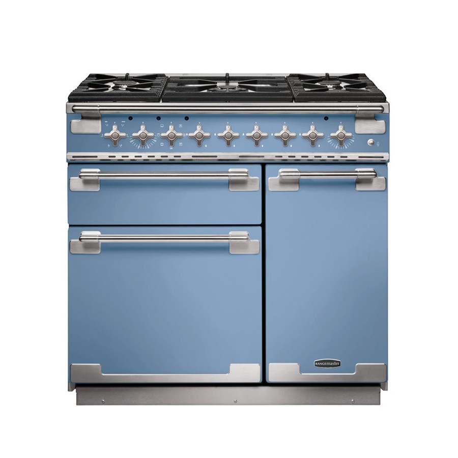 product image RangeM Elise 90 DF China Blue H 91.00 / 93.50 cm x W 90.00 cm x D 59.80 cm