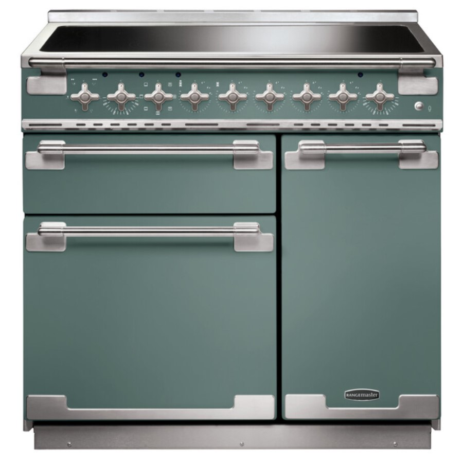 product image RangeM Elise 90 IND. Mineral Green H 91.00 / 93.50 cm x W 90.00 cm x D 60.00 cm