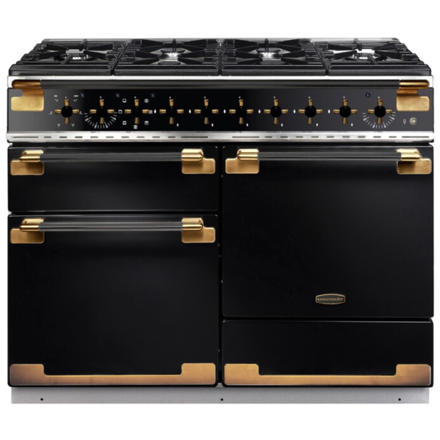 product image RangeM Elise 110 DF GBLK Black Antique H 91.00 / 93.50 cm x W 109.20 cm x D 60.00 cm