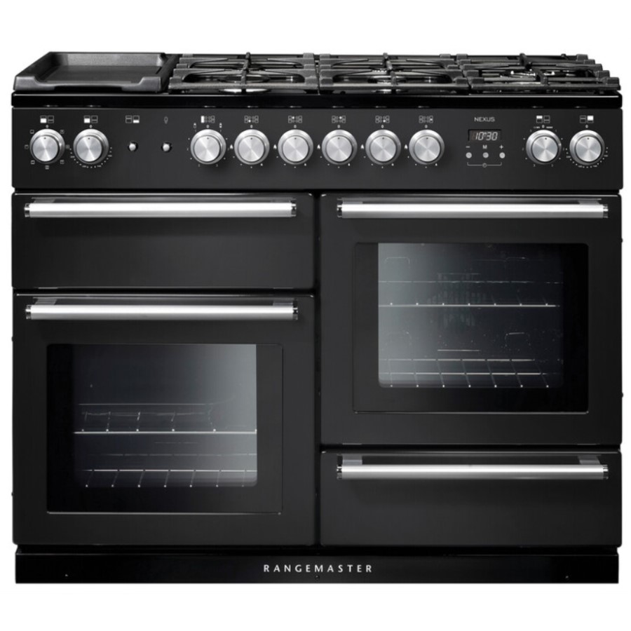 product image RangeM Nexus 110 DF Charcoal Blk Chrome H 90.50 / 93.00 cm x W 109.20 cm x D 60.80 cm