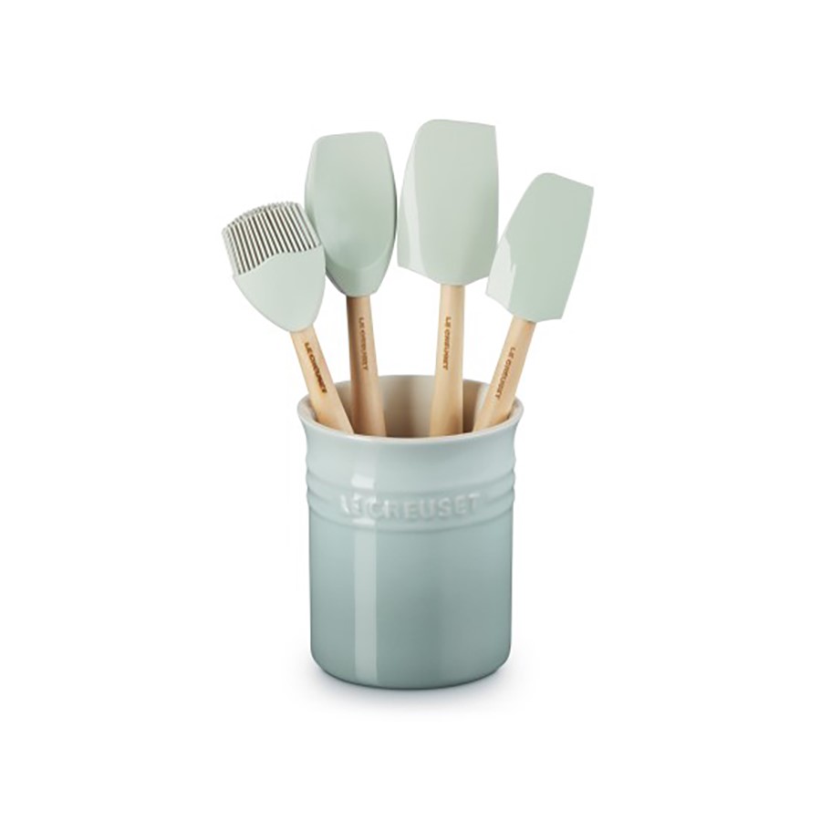 product image Le Creuset Utensil Jar+4 Utensils S/Salt 