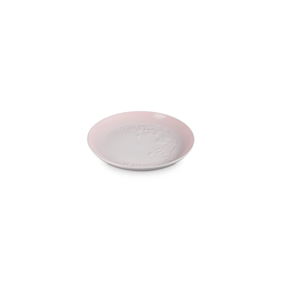 product image Le Creuset Sphere Plate Spring Shel Pink Relief 22 cm