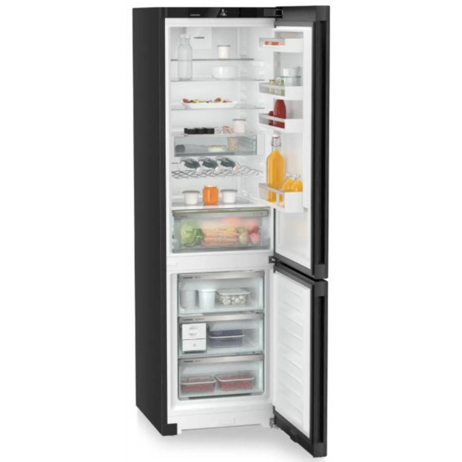 product image Liebherr Fridge/F No Frost Black 371 L H 201.5 cm x W 59.7 cm x D 67.5 cm
