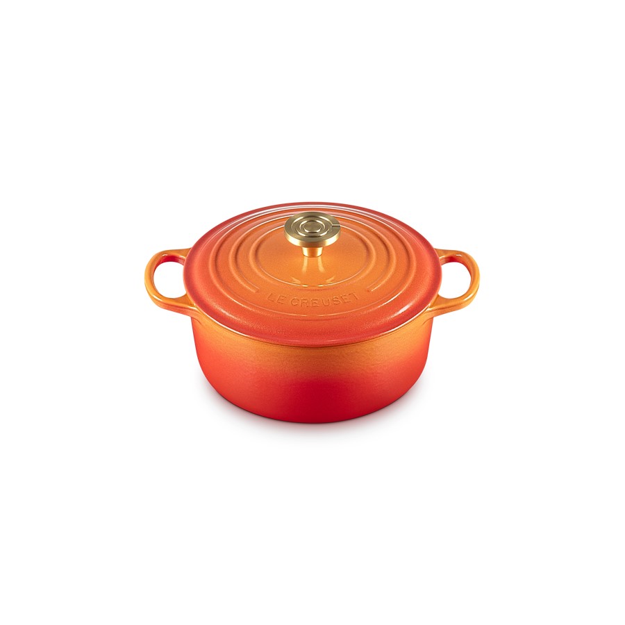 product image Le Creuset Sign Round Cass G/Flame 24 cm 100 Years