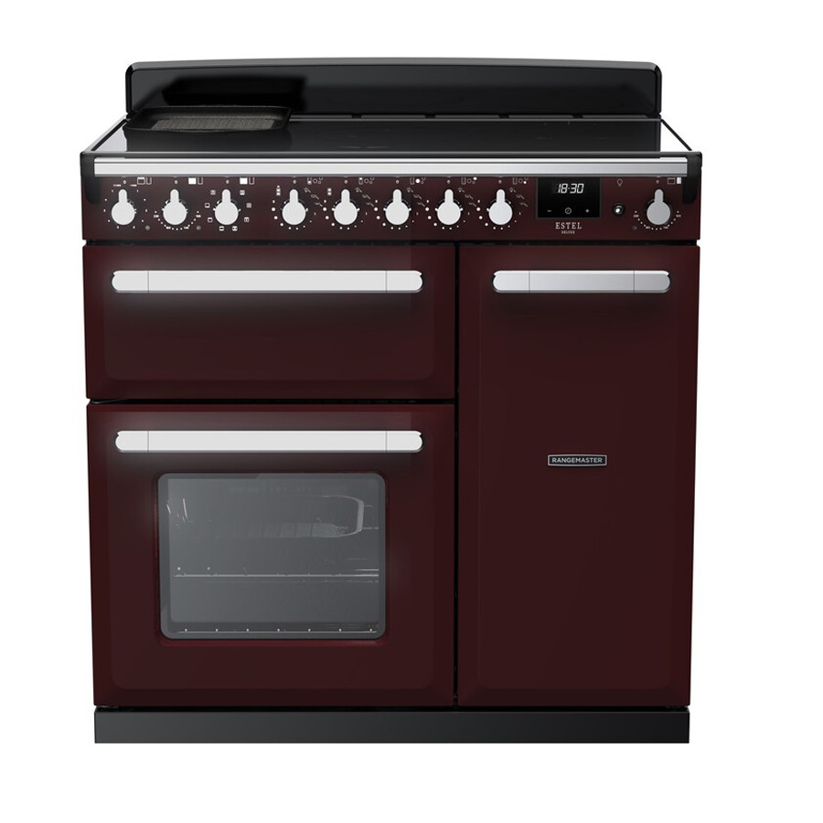 product image RangeM  Estel DLX Ind. Bordeaux 90cm H 89.50cm x W 99.40cm x D 65.40cm