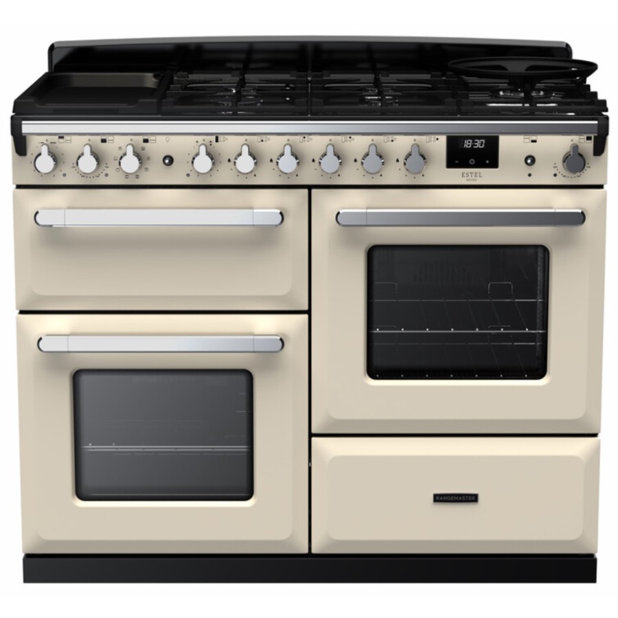 product image RangeM Estel DLX OC D.Fuel Pale Crm110cm H 89.50 cm x W 109.20 cm x D 60.40 cm