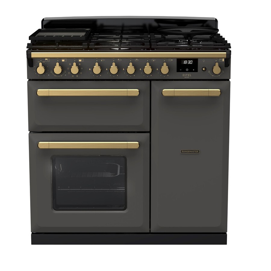 product image RangeM  Estel DLX D.Fuel  Slate 90cm H 89.50cm x W 99.40cm x D 65.40cm