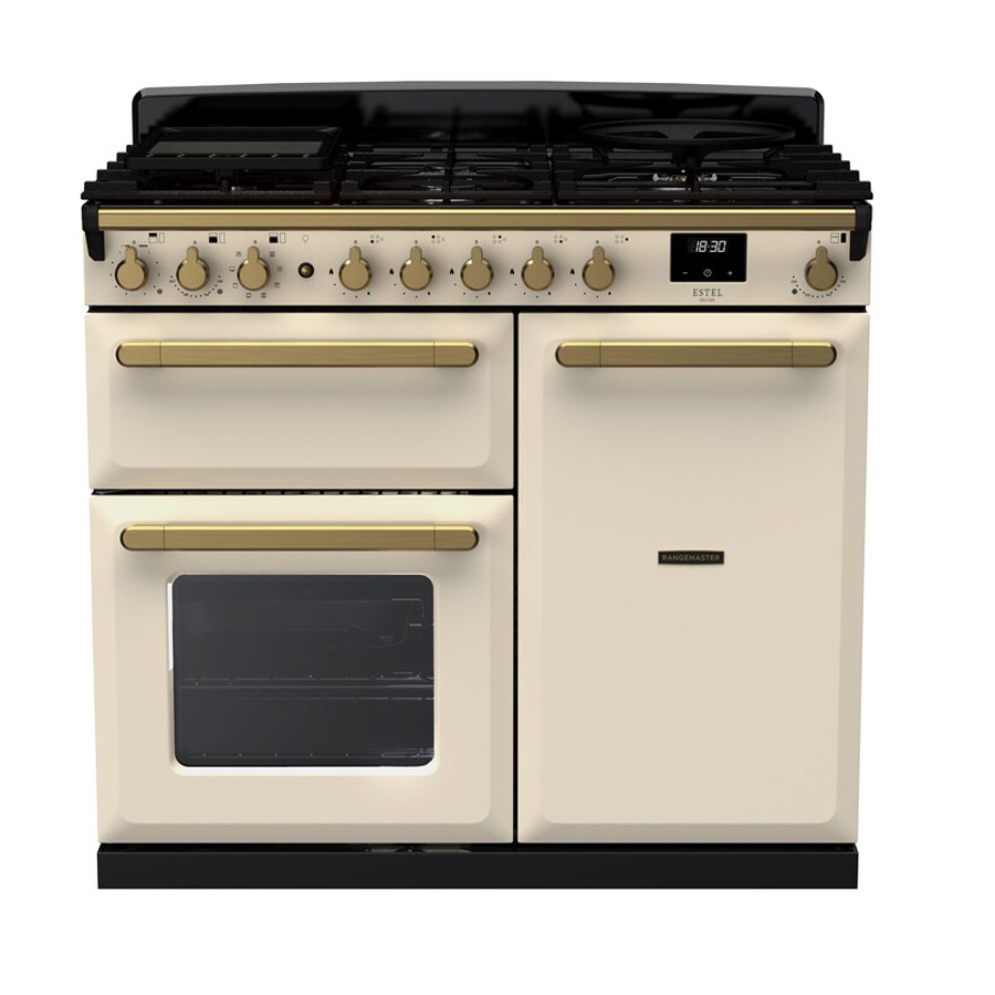 product image RangeM Estel DLX D.Fuel Pale Cream 100cm H 89.50cm x W 99.40cm x D 65.40cm