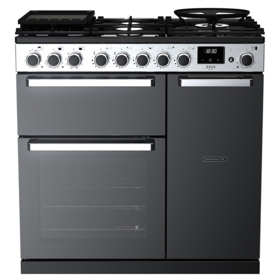 product image RangeM  EDGE DLX D.Fuel Blk 90cm H 89.50 cm x W 99.40 cm x D 60.40 cm