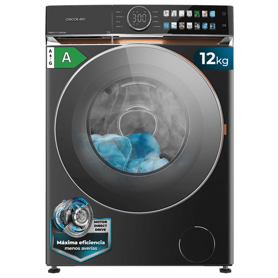 product image Cecotec 12 Kg D/Drive Washing Machine 1400 RPM 
H 85cm x W 60cm x D 60cm