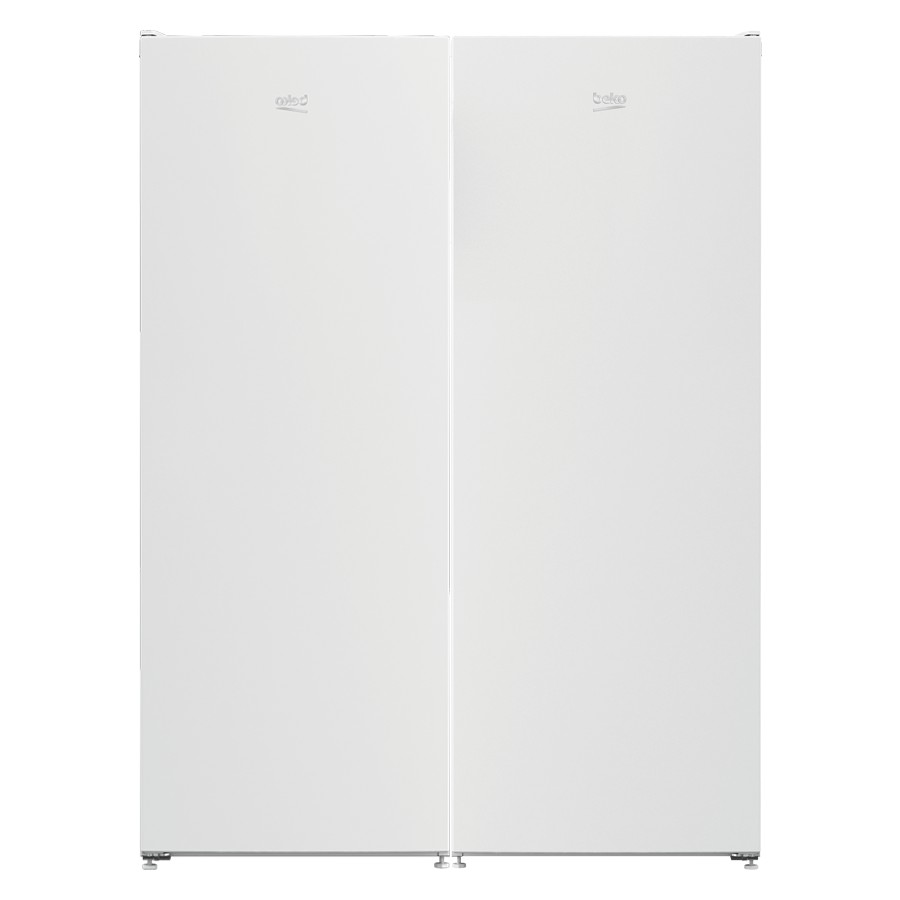product image Beko Larder SideBySide 145.7x54cm White LSG3545W 
Beko Larder Fridge 252 Litre White 54 cm 
RFNM200T40WN 
Beko Larder Freezer No Frost White