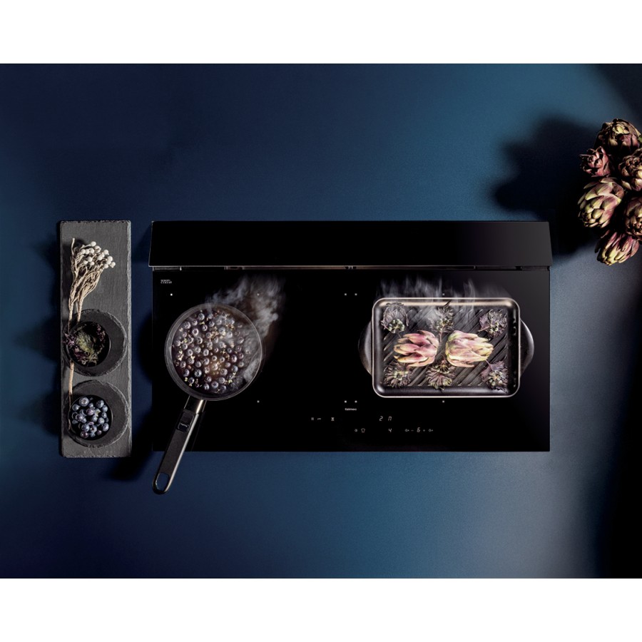product image Falmec Aspiration Hob Matt Black 90 cm Duct Out
