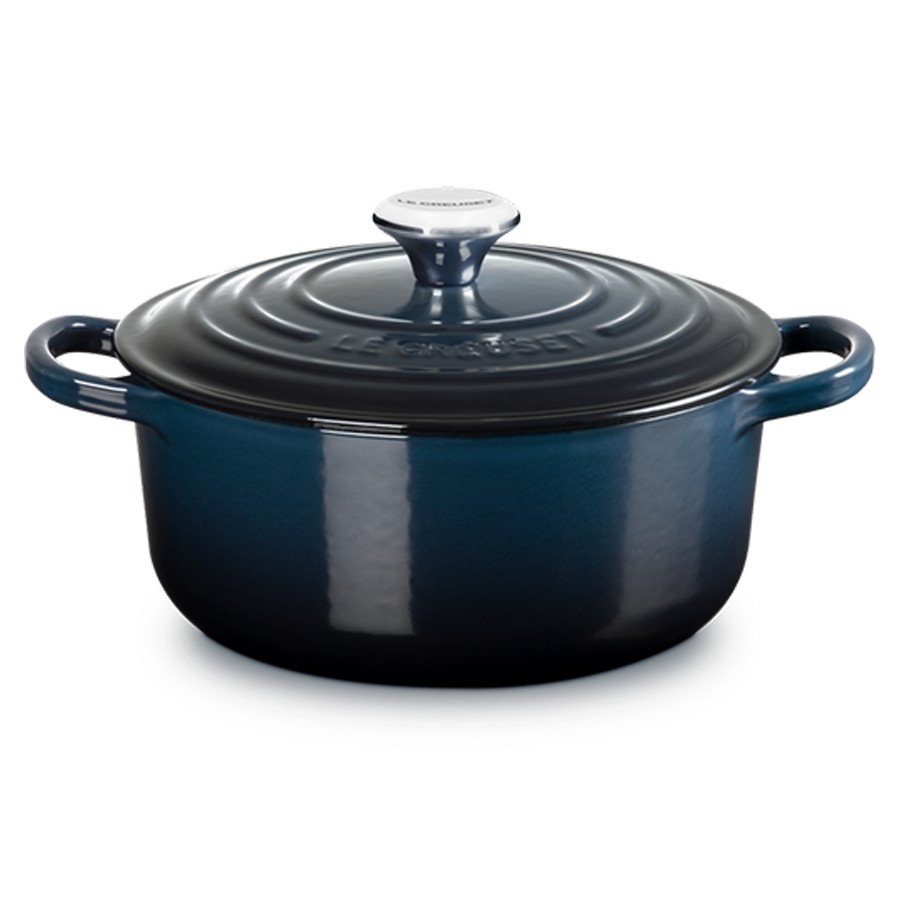 Le Creuset Round Cassorole Nuit 20 cm Image